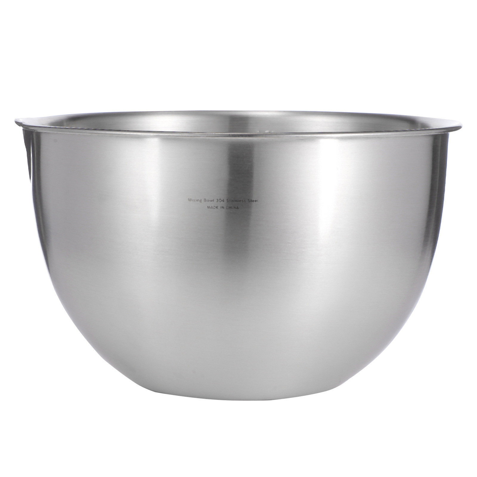 Kitchen Gadgets Storage - Stainless Steel Deep Round Mixing Bowl