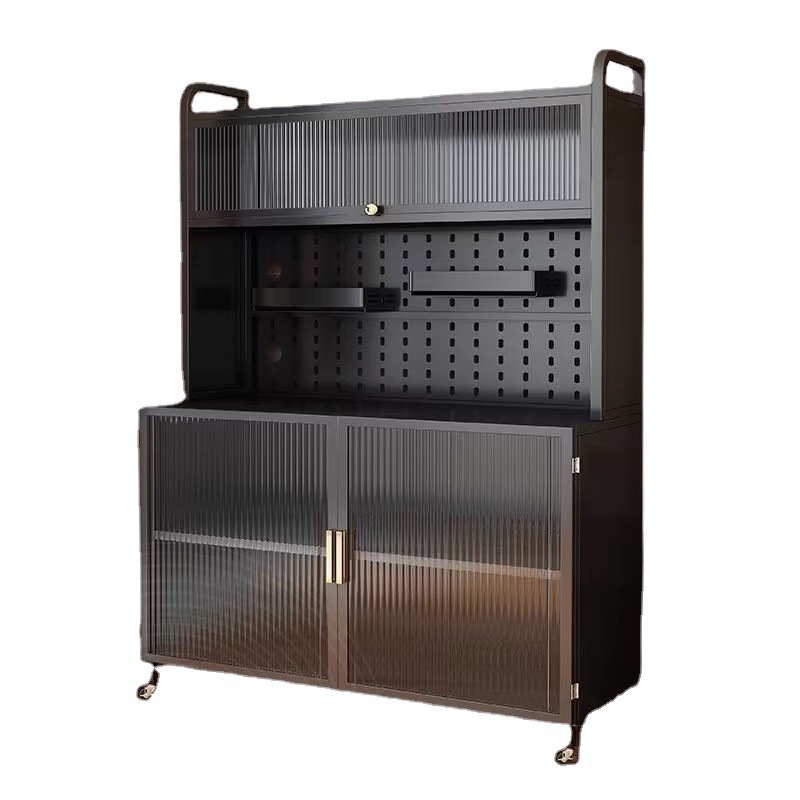 Kitchen Gadgets Storage Ideas - Multi-Layer Metal Kitchen Storage Rack Floor-standing