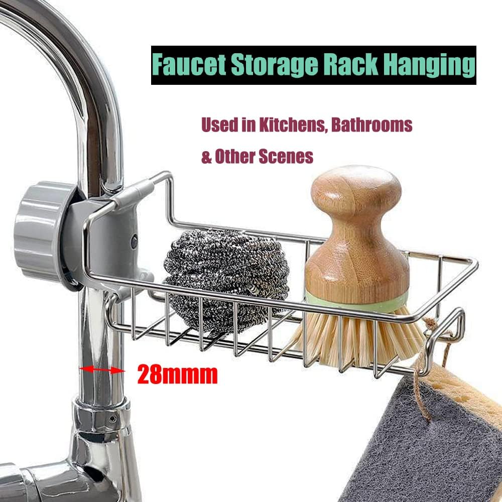 Kitchen Gadgets Storage Ideas - Flexible Faucet Holder Kitchen Sink Drain