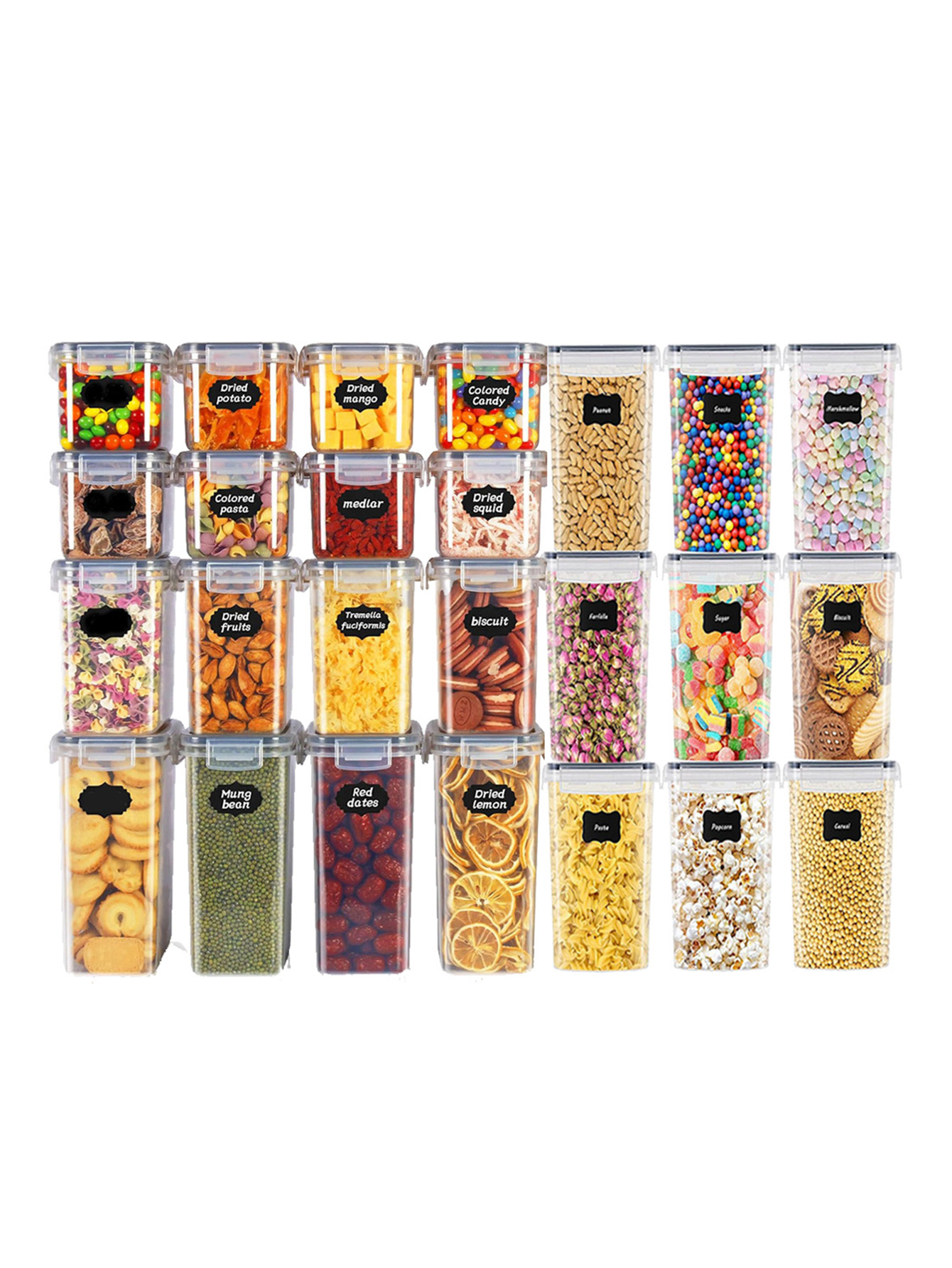 Kitchen Gadgets Storage - 48pcs, Sealed Food Storage Containers with
