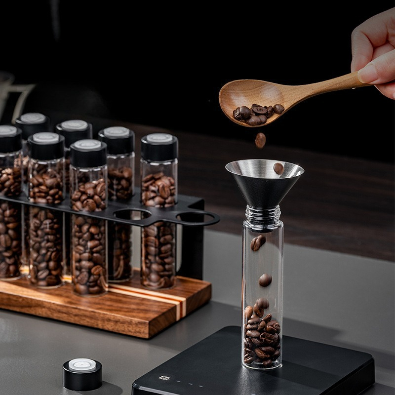 JUSTINLAU Glass Coffee Bean St - đánh giá và giá Kitchen Gadgets Storage