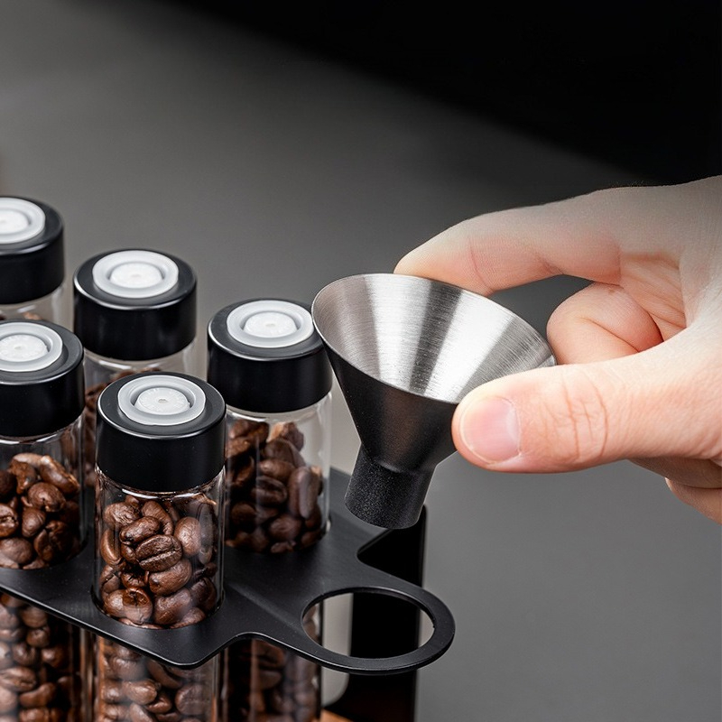 JUSTINLAU Glass Coffee Bean St - đánh giá và giá Kitchen Gadgets Storage