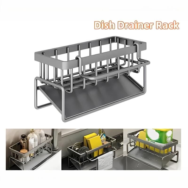 Sponge Drainer Rack With Towel - đánh giá và giá Kitchen Gadgets Storage Ideas