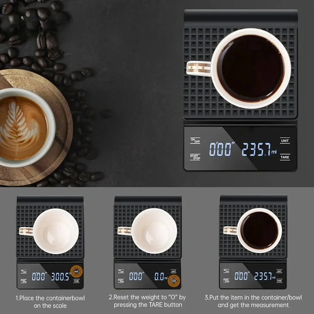 Smart Coffee Electronic Scale  - đánh giá và giá Kitchen Gadgets Smart