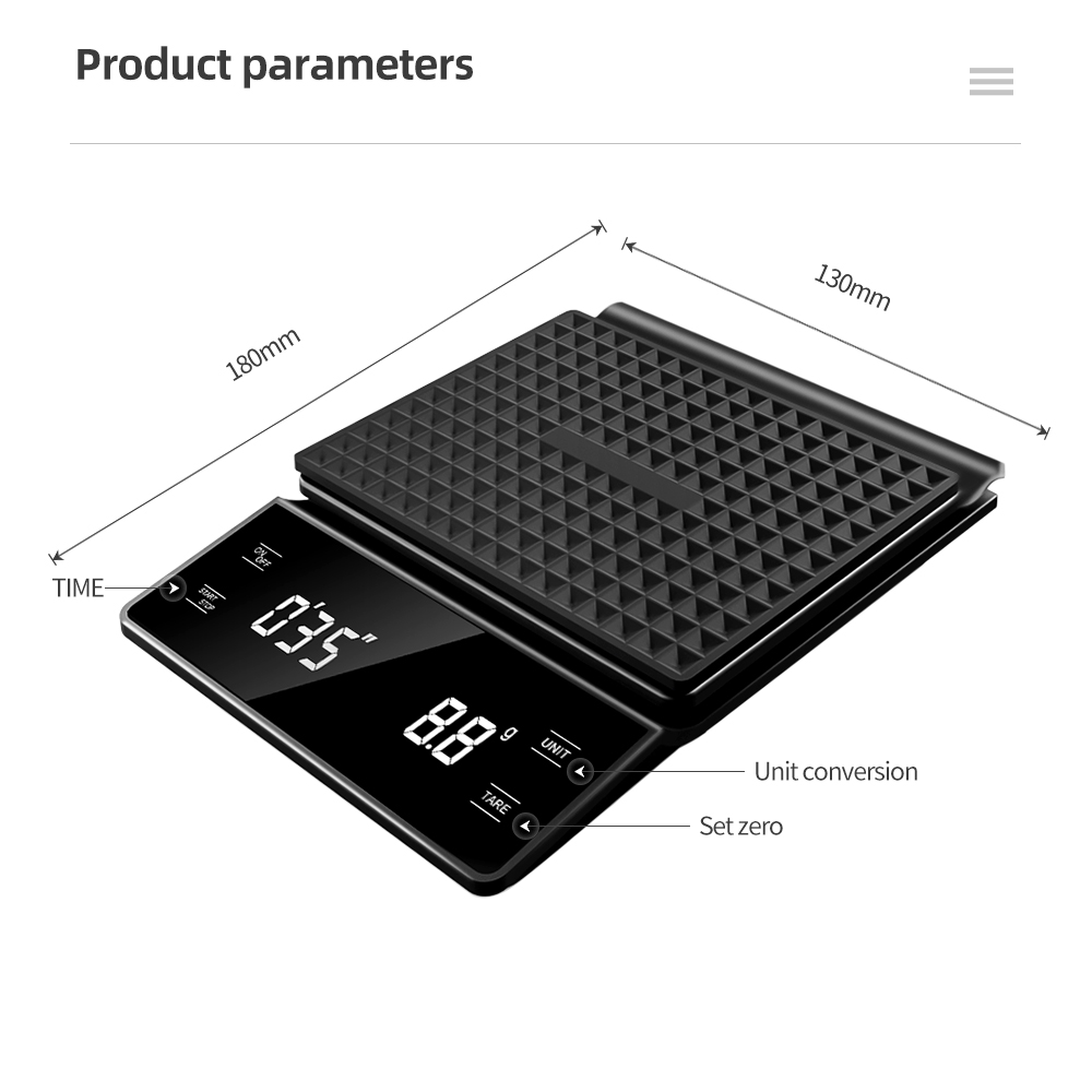 Smart Coffee Electronic Scale  - đánh giá và giá Kitchen Gadgets Smart