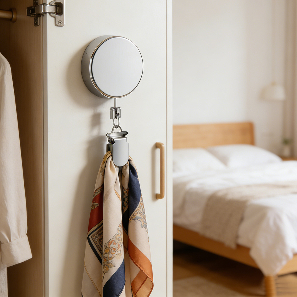 Retractable Towel Clip Holder  - đánh giá và giá Kitchen Gadgets Storage