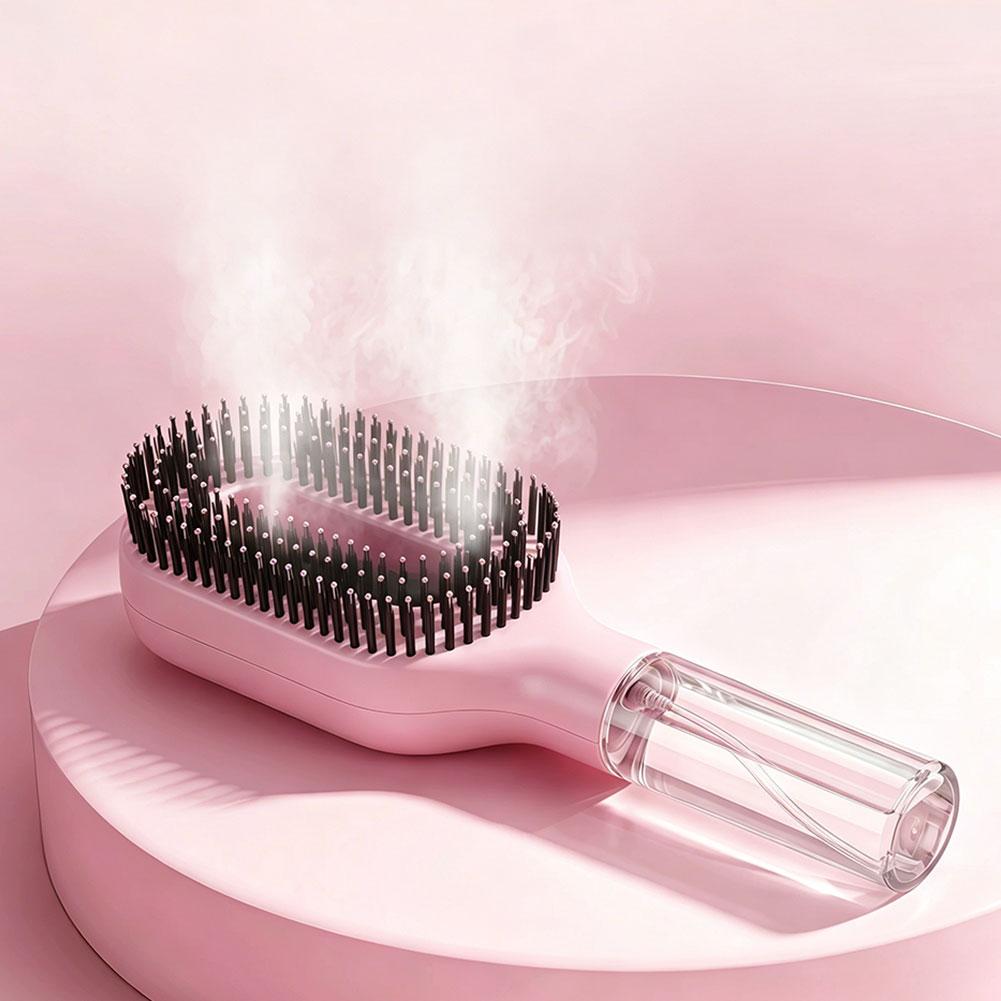2 in 1 Spray Hair Brush Detang - đánh giá và giá Oil Mister Spray Bottle