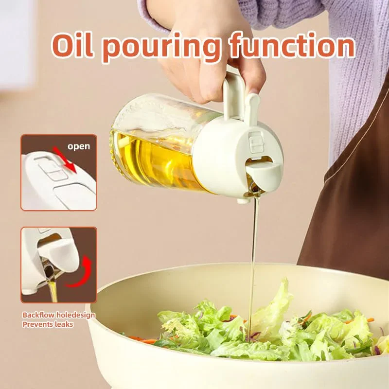 Oil Spray 2-in-1 Plastic House - đánh giá và giá Oil Mister Spray Bottle