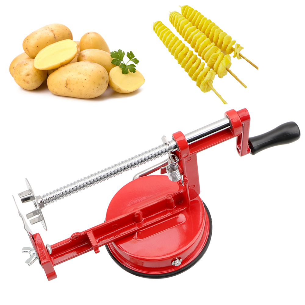 Manual Spiral French Fry Cutte - đánh giá và giá Kitchen Gadgets Smart