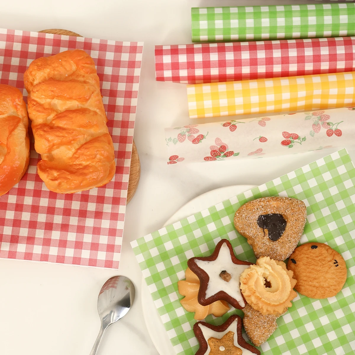 50Pcs Oilproof Wrapping Paper  - đánh giá và giá Kitchen Gadgets For Gifts