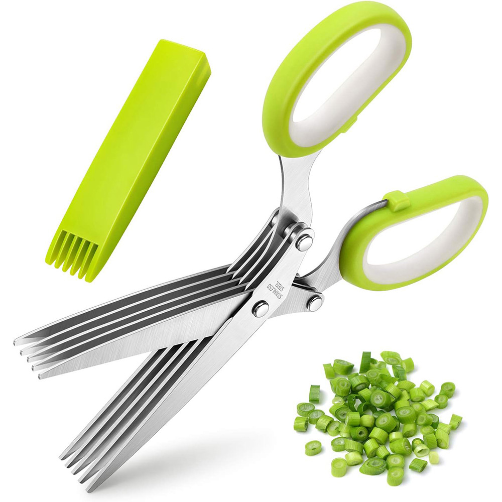 Herbal Scissors Stainless Stee - đánh giá và giá Herb Scissors 5 Blade