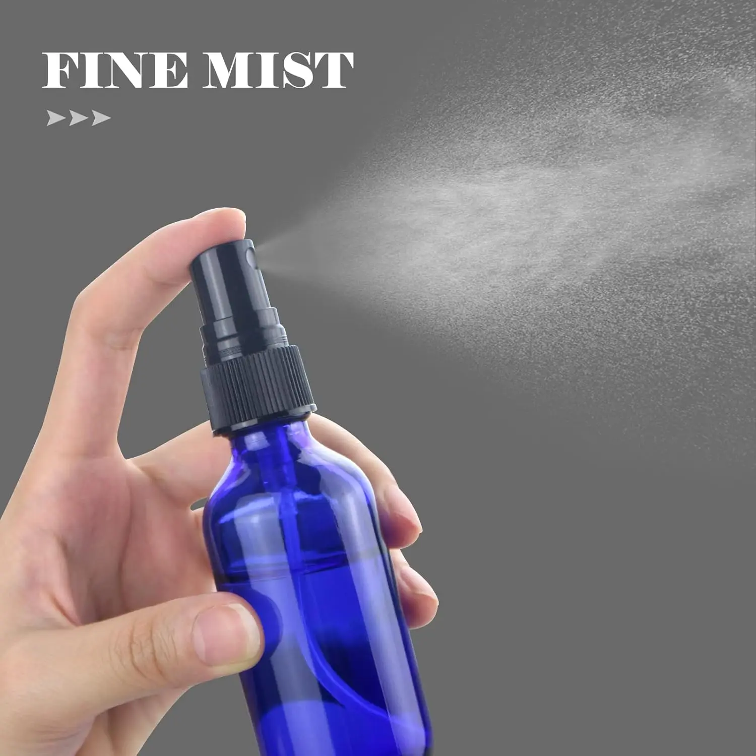 1 Piece 5ml /100ml Blue Glass  - đánh giá và giá Oil Mister Spray Bottle