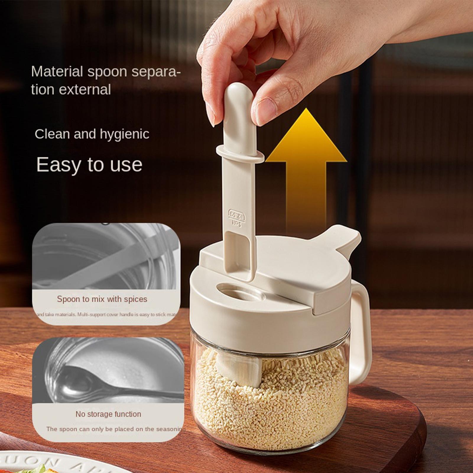 Seasoning Jar Leak-Proof Salt  - đánh giá và giá Kitchen Gadgets Storage